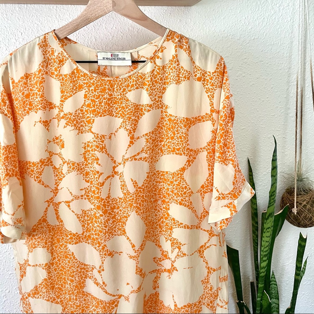 By Malene Birger floral Ondolina silk dress - Picture 5 of 10